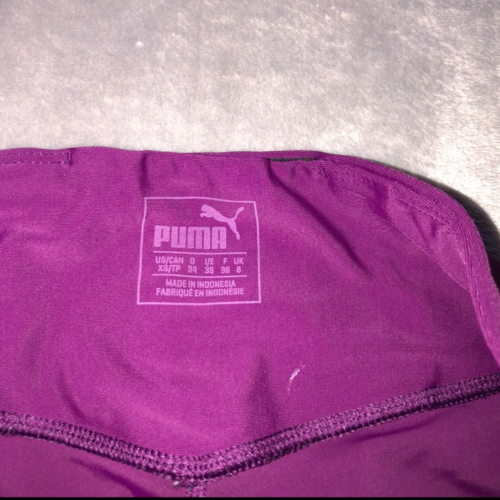 PUMA purple cropped leggings - Picture 4 of 6